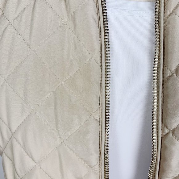 Blue Rain Quilted Beige Vest - Medium - Picture 11 of 13